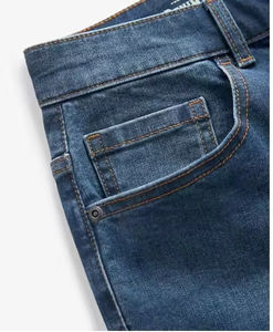 กางเกงยีนส์ขาสั้นผู้ชาย ระบายอากาศได้ดี ทรงตรง เอวกลาง ลำลอง แฟชั่นฤดูใบไม้ร่วง - Product Image 5