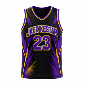 Maillot de basket-ball professionnel haut de gamme pour les jours de match, conçu avec des caractéristiques de performance et broderie de qualité supérieure. - Product Image 1