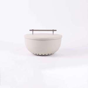 White Powder Modern Elegant Casserole Round Hotpot Ramadan Special Food <b>Warmer</b> Stainless Steel Hot Pot <b>Buffet</b> for Food Serving - Product Image 1