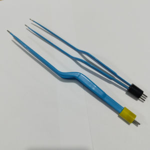 Pinzas Bipolares de Acero Inoxidable Alemán de Grado Quirúrgico, Color Personalizado, Pinzas Eléctricas Quirúrgicas Desechables de Alta Calidad - Product Image 1