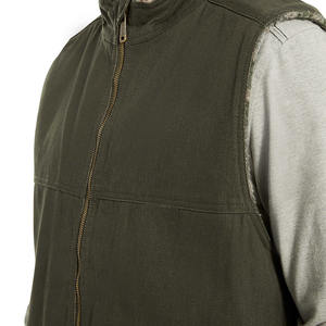 Chaleco Vaquero para Hombre, Diseño OEM Personalizado, Transpirable, Talla Grande, con Bolsillos Grandes, para Exteriores, Trabajo, Casual, sin Mangas - Product Image 4