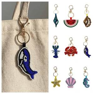 MD HANDICRAFTS Classic Eco-Friendly Handmade Beaded <b>Keychain</b> with Customizable Shape-Artisan Crafted for Occasions - Product Image 4
