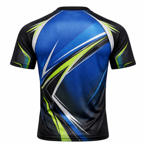 T-shirts de sport en polyester respirant et à séchage rapide pour hommes, sur mesure en gros - Fabricant OEM et fournisseur direct d'usine - Product Image 2