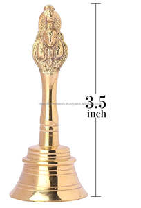 Campana de latón con estilo europeo Estilo vintage Diseño exclusivo de grabado a mano Campana de metal de calidad Modelo de logotipo personalizado más tendencia - Product Image 2