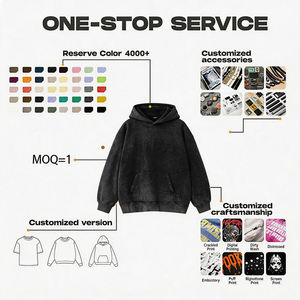 Hoodie homme sur mesure en coton molletonné 400 g/m², coupe ample, teint en pièce, pour marques de streetwear américaines, fournisseur en gros - Product Image 6