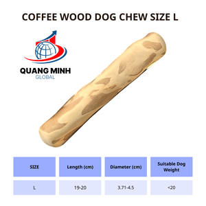 Juguete Masticable para Perros de Madera de Café, Ecológico, Duradero y Sostenible - Vietnam OEM Marca Privada - Product Image 3
