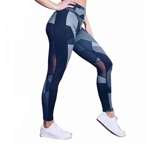 Leggings de Mujer Transpirables de Cintura Alta, Tejidos, de Spandex/Poliéster, Sin Costuras, Proveedor Directo de Fábrica - Product Image 3