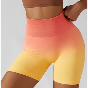 Pantalones Cortos Deportivos para Mujer, Estampado por Transferencia Térmica, Ecológicos, de Secado Rápido, Transpirables, de Spandex/Algodón, para Yoga, Verano - Product Image 4