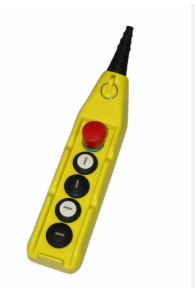 CMK PLB08/E 6 <b>Button</b> Pendant Control Station EOT Crane IP65 120VAC 5A Rated Mechanical Neoprene Body Heavy Duty 1NO1NC <b>Switch</b> - Product Image 3