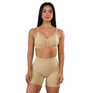 เสื้อชั้นในกีฬาไร้ตะเข็บสำหรับผู้หญิง เนื้อผ้านุ่ม ยืดหยุ่นได้ เหมาะสำหรับโยคะ ฟิตเนส ออกกำลังกาย กระชับรูปร่าง สวมใส่สบาย พรีเมียม - Product Image 1