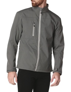 Customized Men's Zipper Soft Shell Windbreaker Classic Sportswear <b>Plus</b> <b>Size</b> <b>Jacket</b> Breathable Waterproof Windproof Printed - Product Image 1