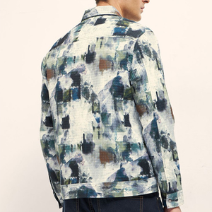 Custom <b>men</b> bomber <b>jacket</b> quilted puffer varsity windproof streetwear fishing winter breathable lightweight <b>men</b> fashion satin OEM - Product Image 4