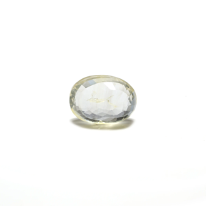 Loose 5.4 Carat Oval Cut Yellow Sapphire Gemstone for Fine Jewelry - Product Image 2