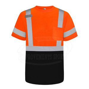 Utilisation en extérieur Nouveau design T-shirts de travail T-shirts de travail respirants T-shirts de travail à faible quantité minimale de commande - Product Image 1