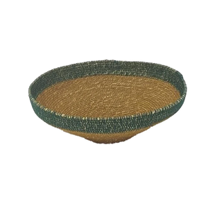 Cuenco Redondo de Almacenamiento Tejido a Mano de Estilo Bohemio, Cuenco Decorativo para Mesa de Comedor, Cuenco de Almacenamiento Decorativo para Mesa - Product Image 2