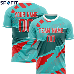 Nouvelle version des maillots et uniformes de football de l'équipe nationale, sublimation, logo personnalisé, respirant, 100% polyester, tailles personnalisées, maillot de football - Product Image 2