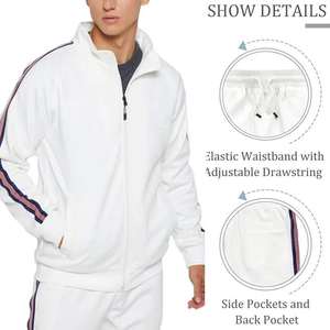 Conjunto deportivo de dos piezas para hombre, estilo informal, holgado, con capucha y pantalones largos. - Product Image 4