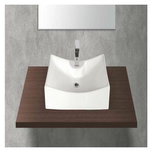 High Quality Rectangle Countertop <b>White</b> Bathroom Vanity Vessel Sinks Wash Basin Ceramic from best sanitary ware exporters - Product Image 6