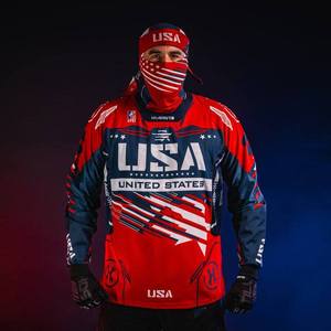 Camiseta de Paintball Sublimada Personalizada para Adultos Unisex, Diseño Personalizado, Tallas, Logotipos, Combinaciones de Colores, Hecha por Eoin Winston Sports - Product Image 1