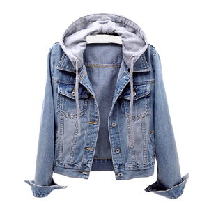 Denim <b>Jacket</b> Women Trend Alert 2026 Eco-Friendly Vintage Fashion Streetwear Oversized Cropped Blue Wash Wholesale Outfit Ideas - Product Image 3