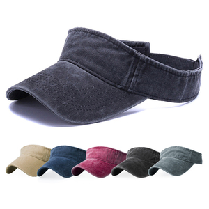 Casquette de soleil anti-UV imperméable avec visière intégrale, protection solaire en plastique, unisexe, en jean, personnalisable, pour l'été - Product Image 1