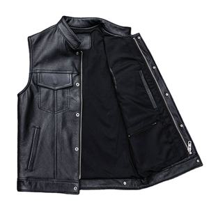 Customized Hot Selling Leather <b>Vest</b> Custom Design Durable Winter Leather <b>Vest</b> New Arrival Wholesale Price Leather <b>Vest</b> - Product Image 4