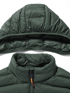 Chaleco acolchado sin mangas para hombre, de alta calidad, con logo de goma, ideal para exteriores. - Product Image 4