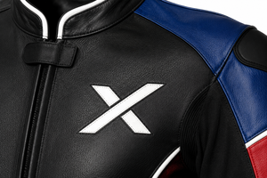 Combinaison de moto en cuir personnalisée avec logo imprimé |   Hiver |   Noir Rouge Bleu |   Fabricant OEM ODM |   Qualité de conception haut de gamme - Product Image 4