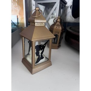 Farol de vela vintage de hierro y metal resistente al calor, decorativo para colgar en patio, jardín, casa de campo, decoración de Pascua - Product Image 2