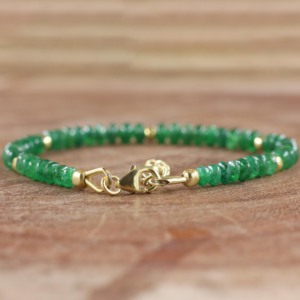 <b>BRACELET</b> SMOOTH BEADS <b>Bracelet</b> Smooth Beads Minimalist <b>Beaded</b> <b>Bracelet</b> Handmade Smooth Bead Jewelry Elegant Everyday Brace - Product Image 2