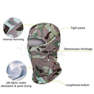 Masque de chasse flexible, doux, respirant, en tissu imperméable, léger, réutilisable, avec logo/image personnalisable - Product Image 3