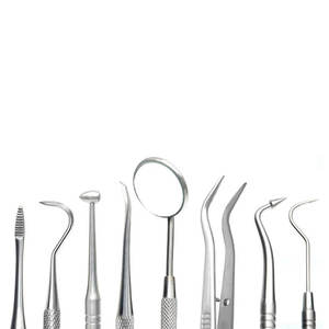 leather <b>case</b> packing Dental Cleaning Kit Hot Sale steel Oral Hygiene Composite Material dental set instruments By Grip surgical - Product Image 4