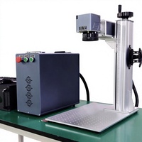 Máquina de Marcado Láser de Fibra Portátil Compacta de 20W para Grabado de Metales Finos, Herramientas de Joyería y Piezas Industriales