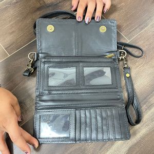 2025 Trending Women's Hand <b>Tooled</b> Checkered <b>Leather</b> Small Crossbody Clutch Bag Fashionable Design Daily Durable Wristlet Handbag - Product Image 6