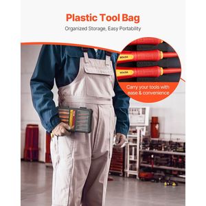 Juego de Herramientas Eléctricas Aisladas Profesionales de 6 Piezas, 1000V, Juego de Destornilladores Magnéticos - Product Image 5