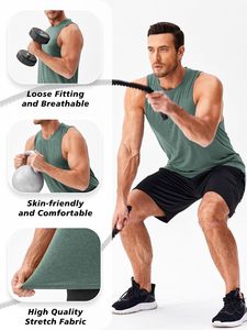 Débardeur côtelé uni pour homme en coton respirant, idéal pour le fitness, la gym, l'entraînement, les loisirs et les activités estivales - Fabricant - Product Image 3