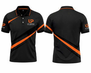 เสื้อโปโลผู้ชายแบบกำหนดเอง แห้งเร็ว ผลิตจากโพลีเอสเตอร์ สำหรับทีมกอล์ฟ  รับทำโลโก้ด้านหน้าและด้านหลัง  ชุดกีฬา  ผู้ผลิต OEM ODM - Product Image 3