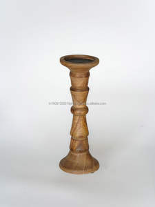 Porte-bougies chauffe-plat en bois de manguier de la meilleure qualité pots de lanterne décoratifs de table personnalisés pour les mariages de Noël pour les bougies de pilier - Product Image 6