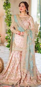 Gharara-vestido de seda bordado, colección de boda de lujo, estilo indio y paquistaní, gran oferta, 2023 - Product Image 5