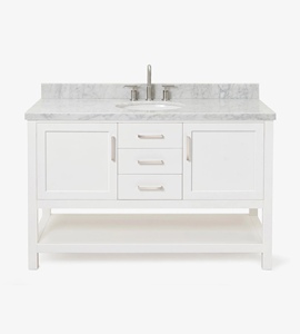 Gabinete de Baño Rebekah de 55 Pulgadas con Lavabo Individual, Solo Gabinete, 3 Opciones de Acabado, Venta al Por Mayor, Fábrica en Vietnam - Product Image 1