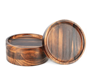 Wood Coaster 3mm Thickness Custom Size for Home and Kitchen Use Eco-Friendly Rustic Wood Coaster - Product Image 4