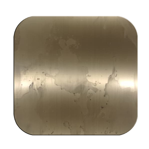 Industrial Decorative Stainless Steel Sheet Burnt Finish Heat Stained Metal <b>Plate</b> Custom <b>Surface</b> Treatment OEM - Product Image 1