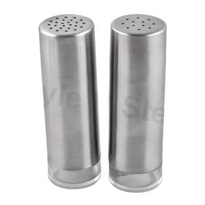 เครื่องปั่นกระดาษเกลือทรงแก้วเครื่องปั่นเครื่องเทศทำจากสเตนเลสชุดเครื่องบดพริกไทยและเกลือ - Product Image 1