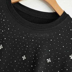 Camisetas de Hombre con Pedrería de la Mejor Calidad y Estilo Nuevo - Hechas a Medida para el Verano, Tejido de Poliéster/Algodón Ecológico y Transpirable - Product Image 3