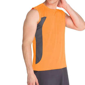 Débardeur de sport respirant 100 % coton à col ras du cou pour homme, idéal pour la musculation estivale - Product Image 4