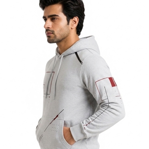 Sudadera con capucha de forro polar con logotipo personalizado para hombre, sudaderas con estampado, duraderas, suaves y cómodas para uso diario, ropa urbana, sudaderas con estampado para hombre - Product Image 3