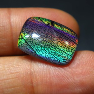 Monarch Butterfly Opal Doublet Gemstone Rainbow <b>Fire</b> Opal Handmade <b>Stone</b> Jewelry Monarch Opal Doublet Ring Colorful Opal Jewelry - Product Image 2