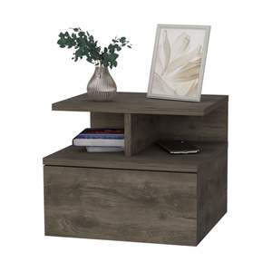 Augusta 2-Tier Shelf and 1-Drawer <b>Floating</b> <b>Nightstand</b> - Product Image 5