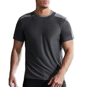 T-shirts personnalisés pour hommes en polyester très demandés, tissu respirant et absorbant l'humidité, à bas prix. - Product Image 3