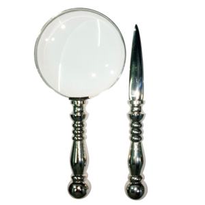 Métal Vintage Design Bonne Qualité Indien Artisanat Antique Look Loupe En Gros Oeil Verre Nouveau Design 2025 Bronze Couleur - Product Image 1